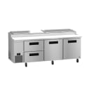Hoshizaki PR93B-D2 93" Steelheart Pizza Prep Table w/ Refrigerated Base, 115v thumbnail 3