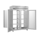 Hoshizaki PT2A-FS-FS Steelheart 55" Two Section Pass Thru Refrigerator - (4) Right Hinge Solid Doors, 115v thumbnail 4