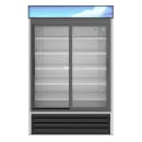 Hoshizaki RM-45-SD-HC 51" RM Series Two Section Glass Door Merchandiser - (2) Sliding Doors, Silver, 115v thumbnail 2