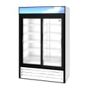 Hoshizaki RM-45-SD-HC-WHT 51" RM Series Two Section Glass Door Merchandiser - (2) Sliding Doors, White, 115v thumbnail 2