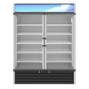 Hoshizaki RM-49-HC 60" RM Series Two Section Glass Door Merchandiser - (2) Left/Right Hinge Doors, Silver, 115v thumbnail 2