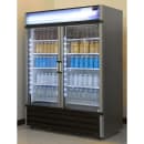 Hoshizaki RM-49-HC 60" RM Series Two Section Glass Door Merchandiser - (2) Left/Right Hinge Doors, Silver, 115v thumbnail 4