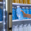 Hoshizaki RM-49-HC 60" RM Series Two Section Glass Door Merchandiser - (2) Left/Right Hinge Doors, Silver, 115v thumbnail 6