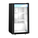 Hoshizaki RM-7-HC-BLK 21" Countertop Refrigerator w/ Front Access - Swing Door, Black, 115v thumbnail 3