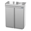 Hoshizaki RN2A-FS Steelheart 68" Two Section Roll In Refrigerator - (2) Left/Right Hinge Solid Doors, 115v thumbnail 2