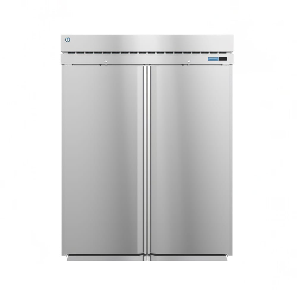 Hoshizaki RT2A-FS-FS Steelheart 68" Two Section Roll Thru Refrigerator - (4) Left/Right Hinge Solid Doors, 115v