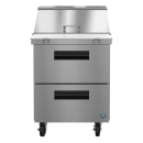 Hoshizaki SR27B-12MD2 27" Steelheart Mega Top Sandwich/Salad Prep Table w/ Refrigerated Base, 115v thumbnail 2