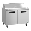 Hoshizaki SR48B-12 48" Steelheart Sandwich/Salad Prep Table w/ Refrigerated Base, 115v thumbnail 3
