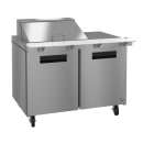 Hoshizaki SR48B-12M 48" Steelheart Mega Top Sandwich/Salad Prep Table w/ Refrigerated Base, 115v thumbnail 3