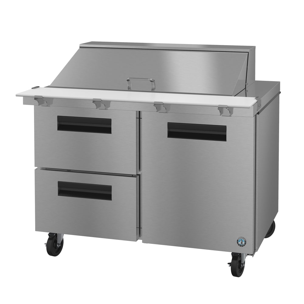 Hoshizaki SR48B-18MD2 48" Steelheart Mega Top Sandwich/Salad Prep Table w/ Refrigerated Base, 115v