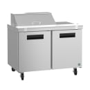 Hoshizaki SR48B-8 48" Steelheart Sandwich/Salad Prep Table w/ Refrigerated Base, 115v thumbnail 3