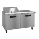 Hoshizaki SR60B-12M 60" Steelheart Mega Top Sandwich/Salad Prep Table w/ Refrigerated Base, 115v thumbnail 2