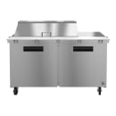 Hoshizaki SR60B-18M 60" Steelheart Mega Top Sandwich/Salad Prep Table w/ Refrigerated Base, 115v thumbnail 2