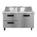 Hoshizaki SR60B-24MD2 60" Steelheart Mega Top Sandwich/Salad Prep Table w/ Refrigerated Base, 115v thumbnail 2