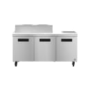 Hoshizaki SR72B-12 72" Steelheart Sandwich/Salad Prep Table w/ Refrigerated Base, 115v thumbnail 2