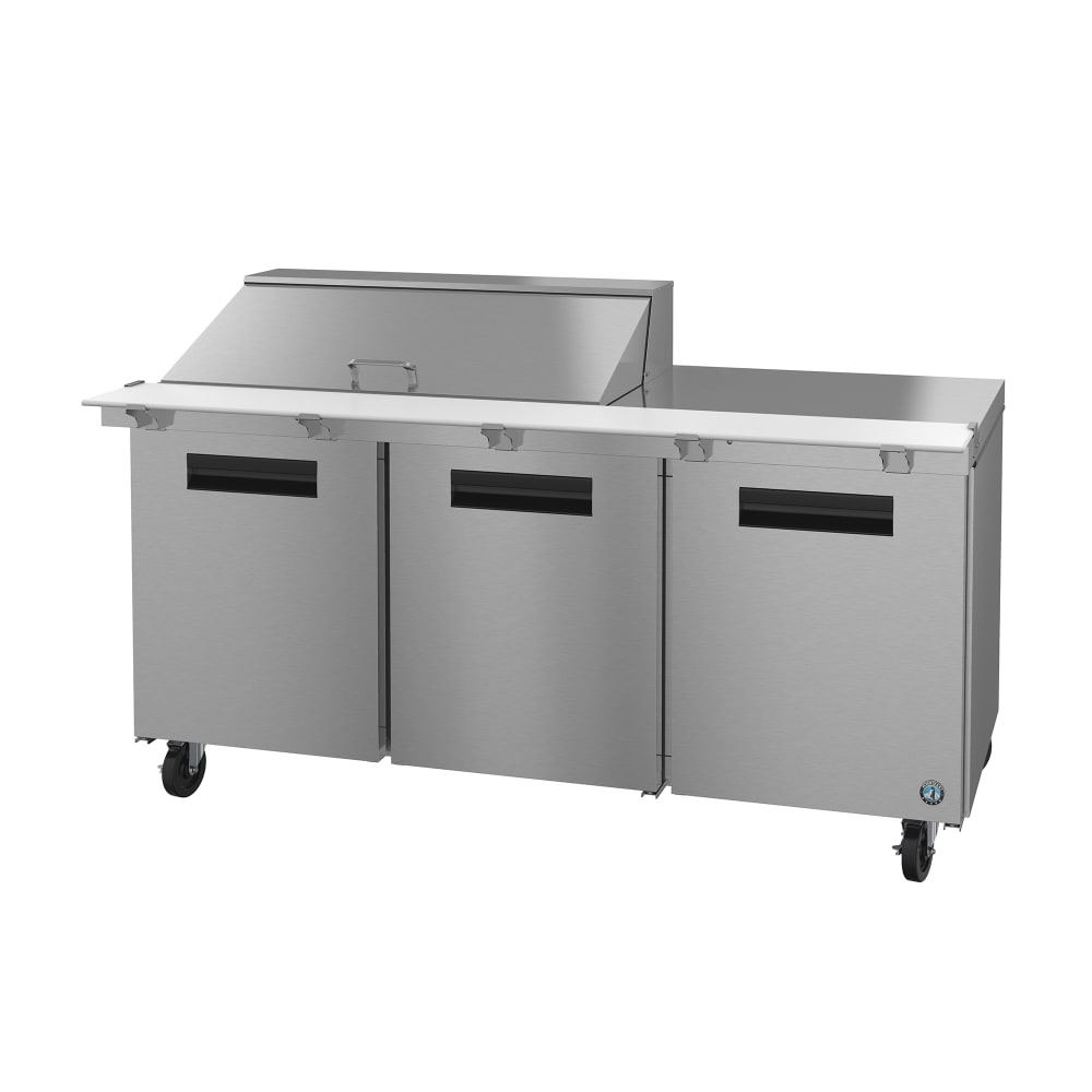 Hoshizaki SR72B-18M 72" Steelheart Mega Top Sandwich/Salad Prep Table w/ Refrigerated Base, 115v