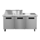 Hoshizaki SR72B-18M 72" Steelheart Mega Top Sandwich/Salad Prep Table w/ Refrigerated Base, 115v thumbnail 2