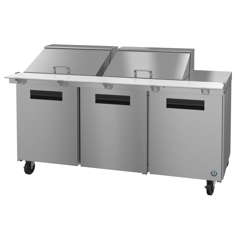 Hoshizaki SR72B-24M 72" Steelheart Mega Top Sandwich/Salad Prep Table w/ Refrigerated Base, 115v