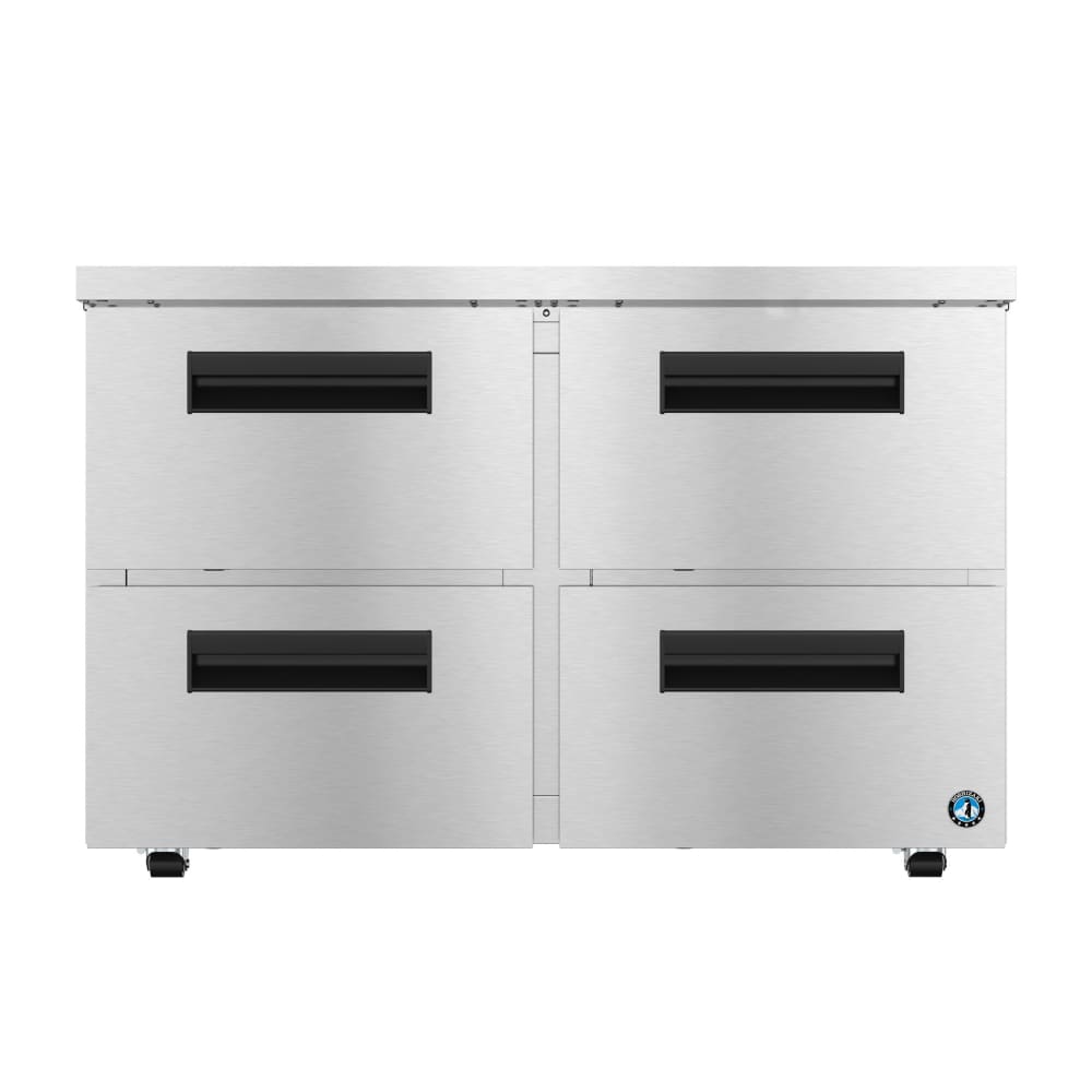 Hoshizaki UF48B-LPD4 48" Steelheart Undercounter Freezer w/ (2) Sections & (4) Drawers, 115v