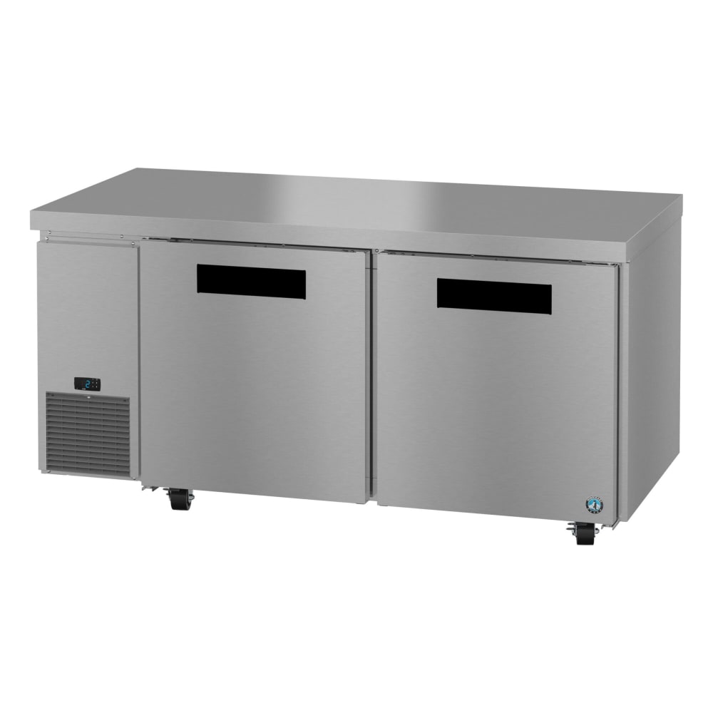 Hoshizaki ULF67B 67" Steelheart Undercounter Freezer w/ (2) Sections & (2) Doors, 115v