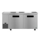 Hoshizaki ULF67B 67" Steelheart Undercounter Freezer w/ (2) Sections & (2) Doors, 115v thumbnail 2