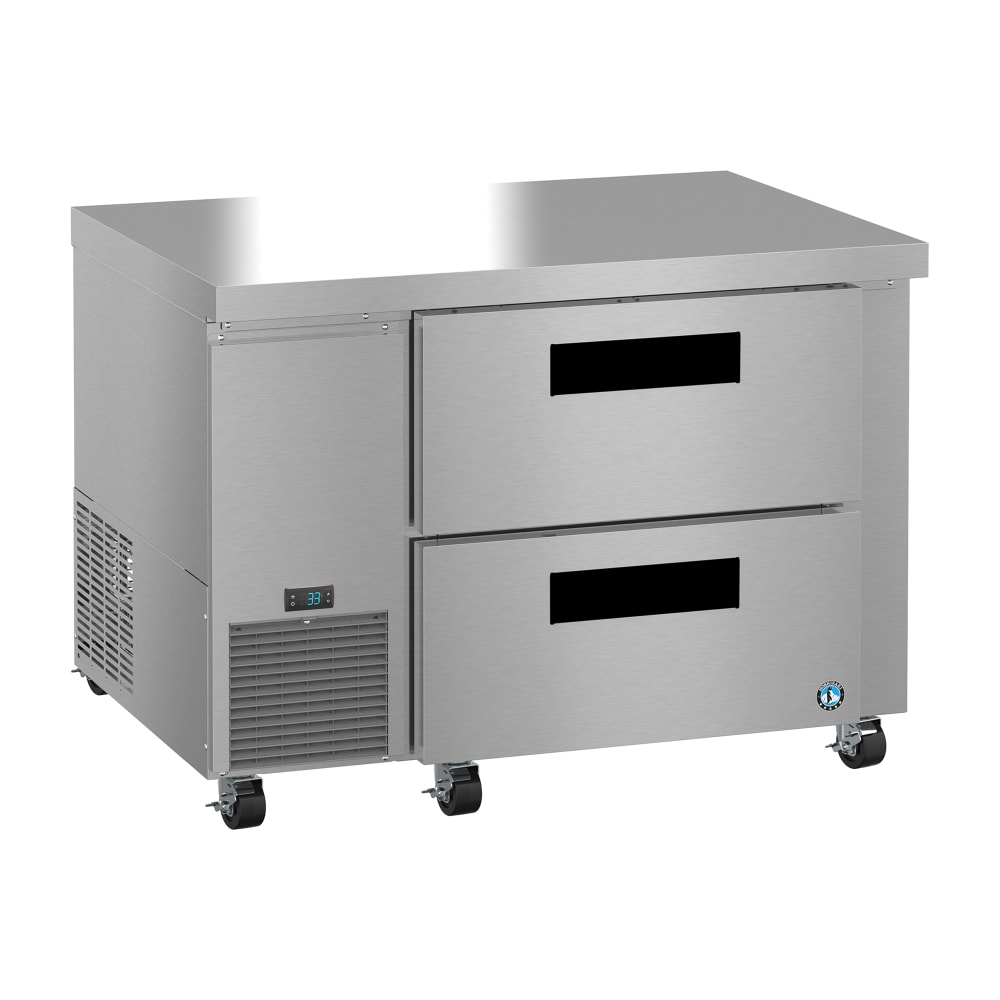 Hoshizaki ULR46B-D2 46" Steelheart Undercounter Refrigerator w/ (1) Section & (2) Drawers, 115v