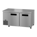 Hoshizaki ULR60B 60" Steelheart Undercounter Refrigerator w/ (2) Sections & (2) Doors, 115v thumbnail 3