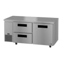 Hoshizaki ULR67B-D2 67" Steelheart Undercounter Refrigerator w/ (2) Sections, (1) Door & (2) Drawers, 115v thumbnail 3