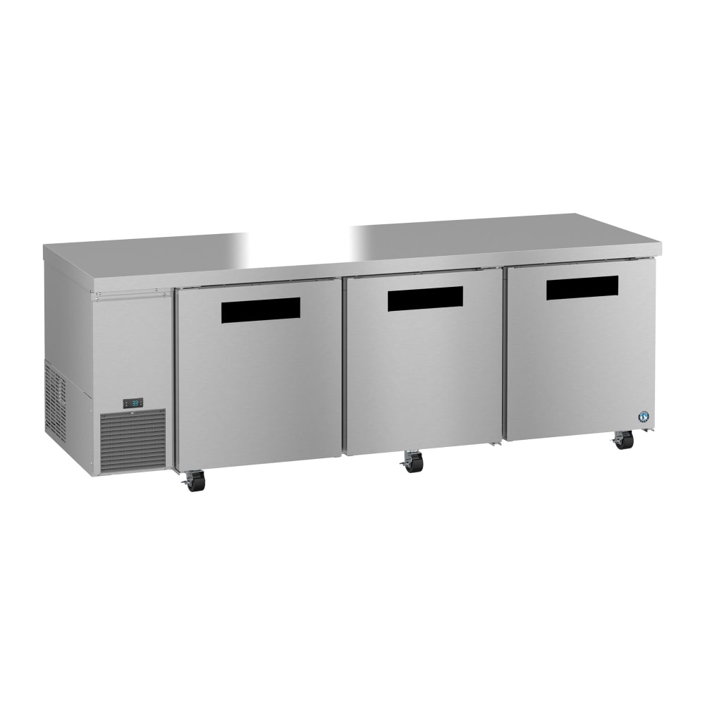 Hoshizaki ULR93B 93" Steelheart Undercounter Refrigerator w/ (3) Sections & (3) Doors, 115v