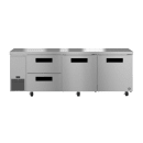 Hoshizaki ULR93B-D2 93" Steelheart Undercounter Refrigerator w/ (3) Sections, (2) Doors & (2) Drawers, 115v thumbnail 2