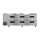 Hoshizaki ULR93B-D6 93" Steelheart Undercounter Refrigerator w/ (3) Sections & (6) Drawers, 115v thumbnail 2