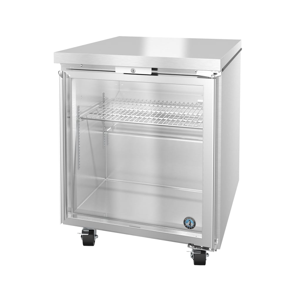 Hoshizaki UR27B-GLP01 Steelheart 27" W Undercounter Refrigerator w/ (1) Section & (1) Door, 115v