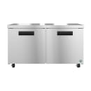 Hoshizaki UR60B 60" W Undercounter Refrigerator w/ (2) Sections & (2) Doors, 115v thumbnail 2