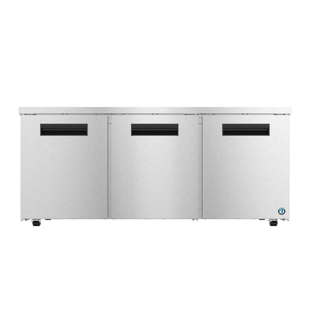 Hoshizaki UR72B-LP 72" Steelheart Undercounter Refrigerator w/ (3) Sections & (3) Doors, 115v