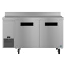 Hoshizaki WLF60B 60" Steelheart Worktop Freezer w/ (2) Sections & (2) Doors, 115v thumbnail 2