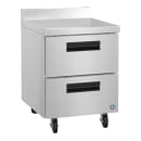 Hoshizaki WR27B-D2 27" W Worktop Refrigerator w/ (1) Section & (2) Drawers, 115v thumbnail 3