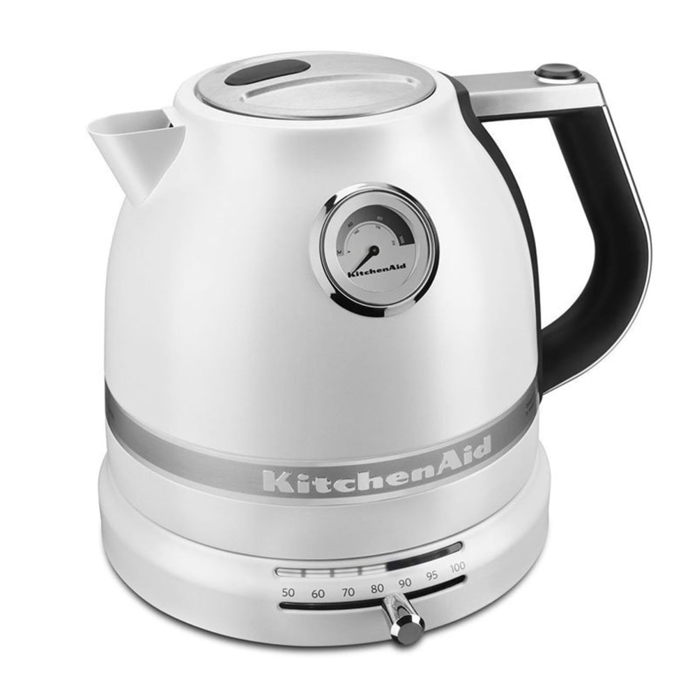 KitchenAid KEK1522FP 1 1/2 L Electric Kettle w/ Temperature Control, Frosted Pearl