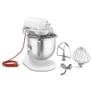 KitchenAid Commercial KSMC895WH 8 qt KitchenAid® Planetary Mixer -  Countertop, White, 1 1/3 hp, 120v thumbnail 6