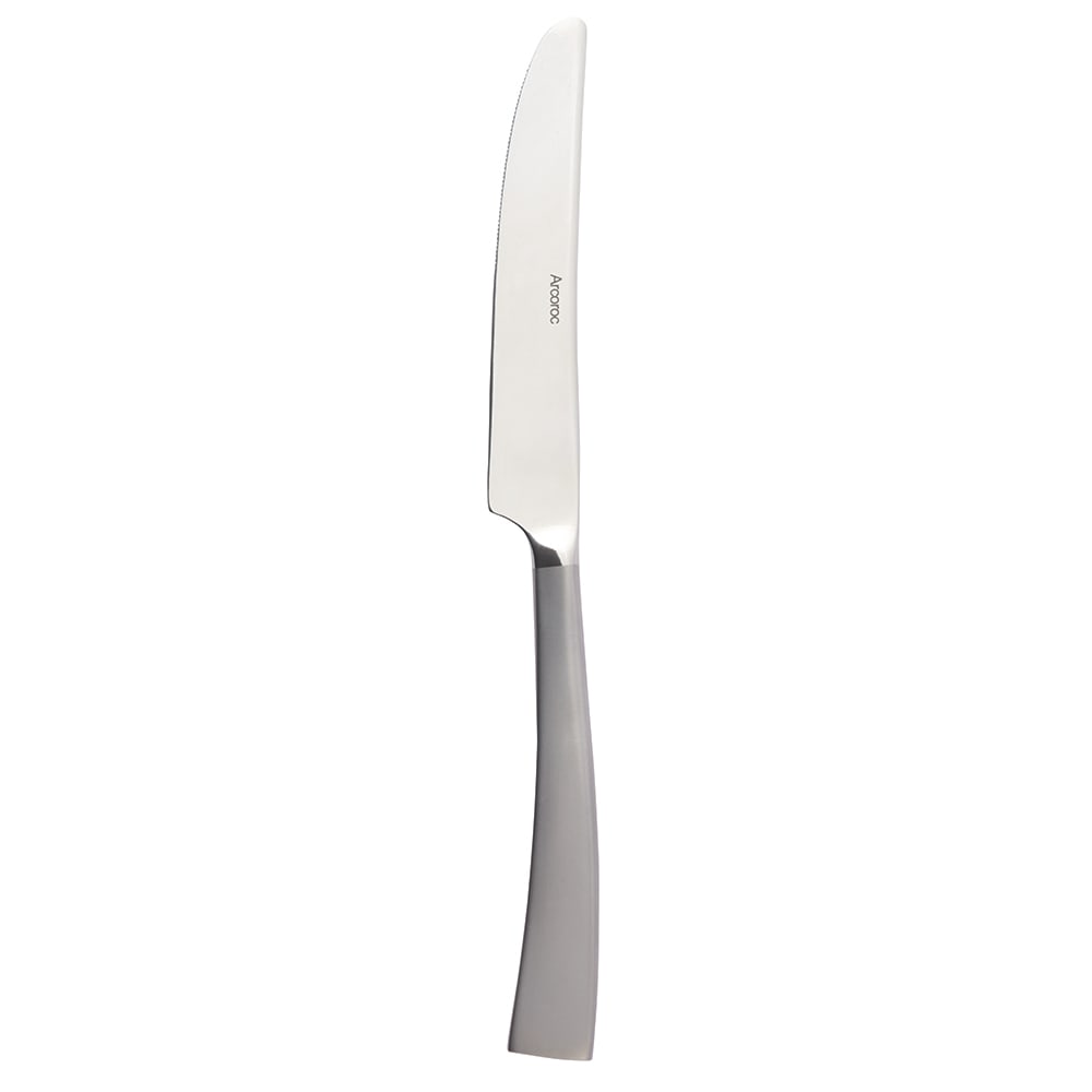 Arcoroc FJ804 9 1/4" Dinner Knife with 18/10 Stainless Grade, Latham Pattern