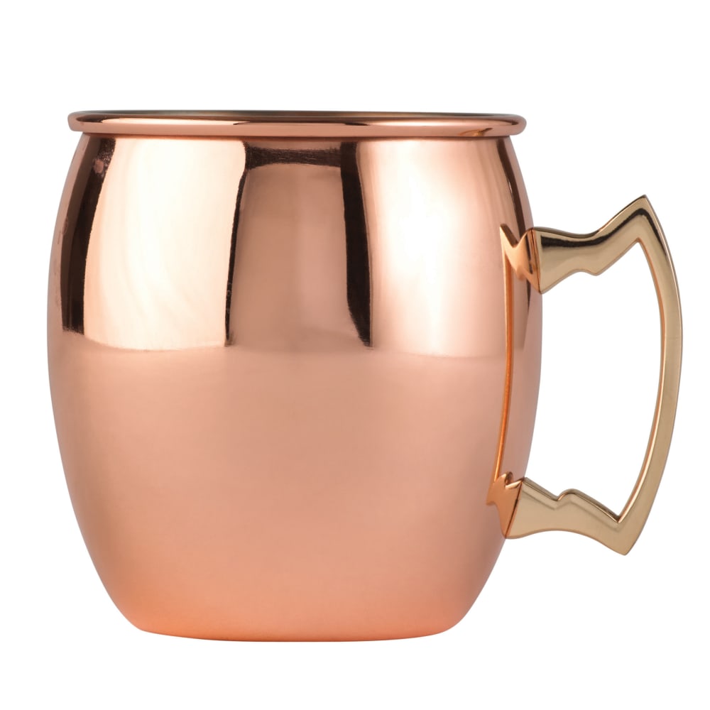 Arcoroc FK364 16 oz Moscow Mule Cup - Stainless Steel/Copper Finish