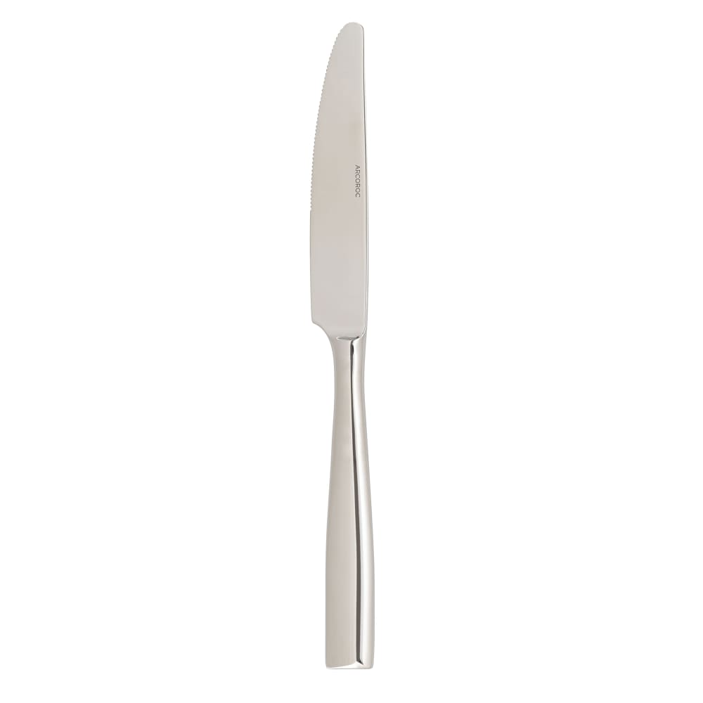 Arcoroc FL404 9 1/2" Dinner Knife with 18/0 Stainless Grade, Liv Pattern