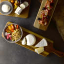 Dudson FN282 Rectangular Serving Board w/ Handle - 18 1/4" x 4 3/4", Acacia Wood thumbnail 3