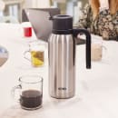 Thermos 32 oz Twist & Pour Creamer Vacuum Carafe - Insulated, Stainless Steel (FN362) thumbnail 2