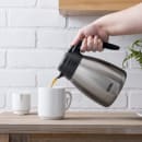 Thermos 20 oz Push Button Vacuum Carafe - Insulated, Stainless Steel (FN369) thumbnail 2