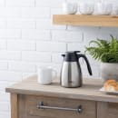 Thermos 20 oz Push Button Vacuum Carafe - Insulated, Stainless Steel (FN369) thumbnail 4