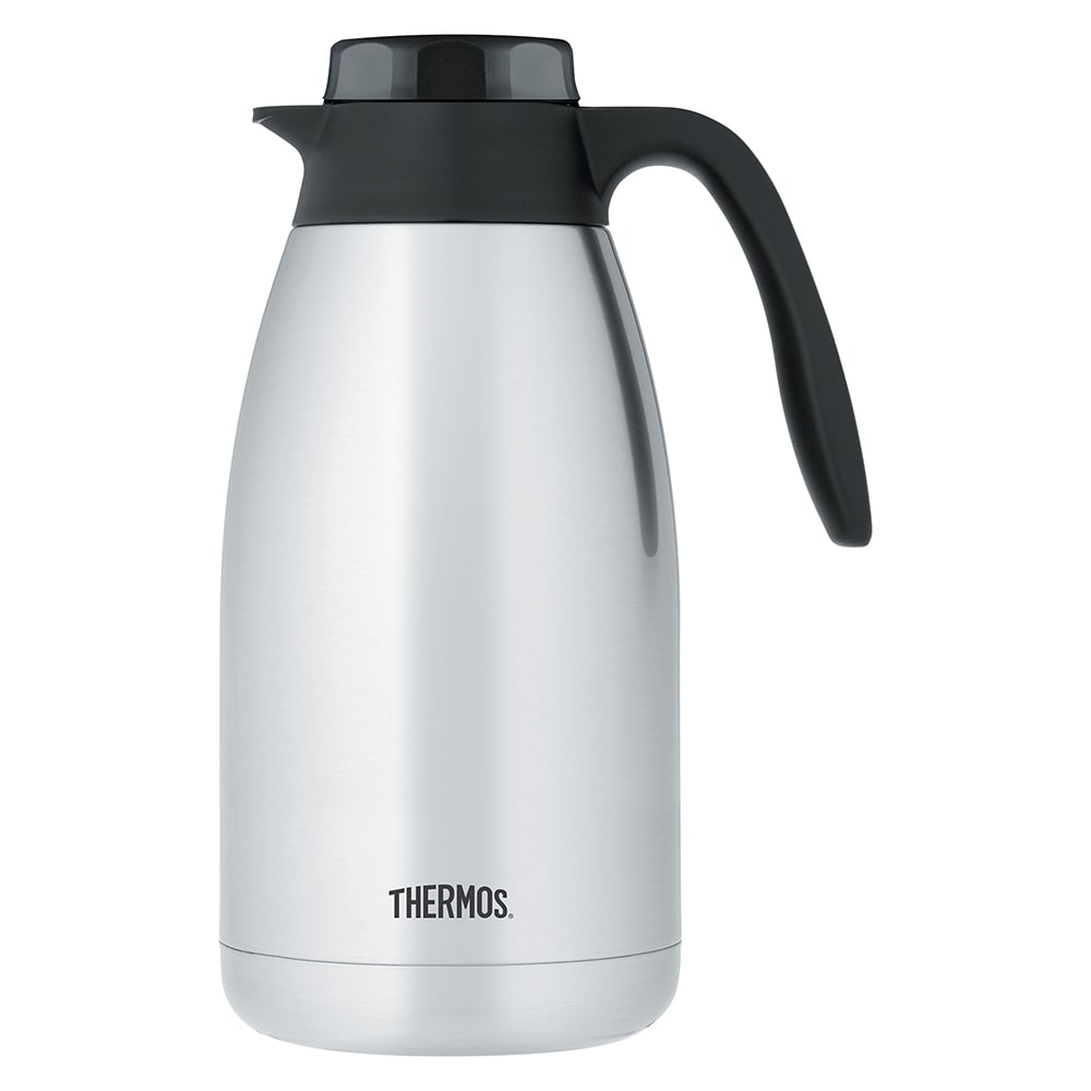 Thermos 64 oz Vacuum Carafe w/ Brew Thru Lid - Insulated, Stainless Steel (FN371)