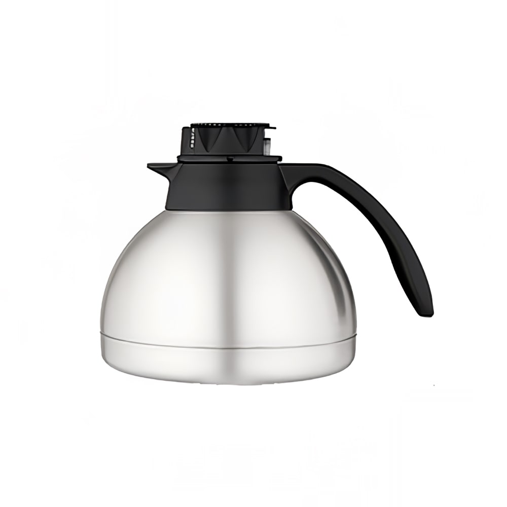 Thermos 64 oz Vacuum Carafe w/ Brew Thru Lid & Gauge - Insulated, Stainless Steel (FN372)