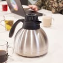 Thermos 64 oz Vacuum Carafe w/ Brew Thru Lid & Gauge - Insulated, Stainless Steel (FN372) thumbnail 3