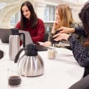 Thermos 64 oz Vacuum Carafe w/ Brew Thru Lid & Gauge - Insulated, Stainless Steel (FN372) thumbnail 4