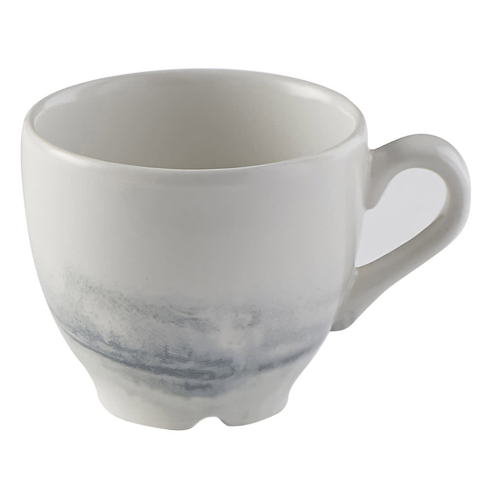 Dudson FN507 3 1/2 oz Maker's Finca Espresso Cup - Ceramic, Limestone